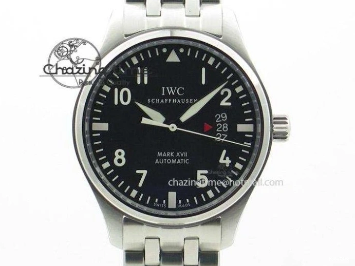 MIROTIME 0418 Efficient Mark XVIII Le Petit Prince IW327001 SS MKS 1:1 Best Edition White Dial On Leather Strap MIYOTA9015 V 7220